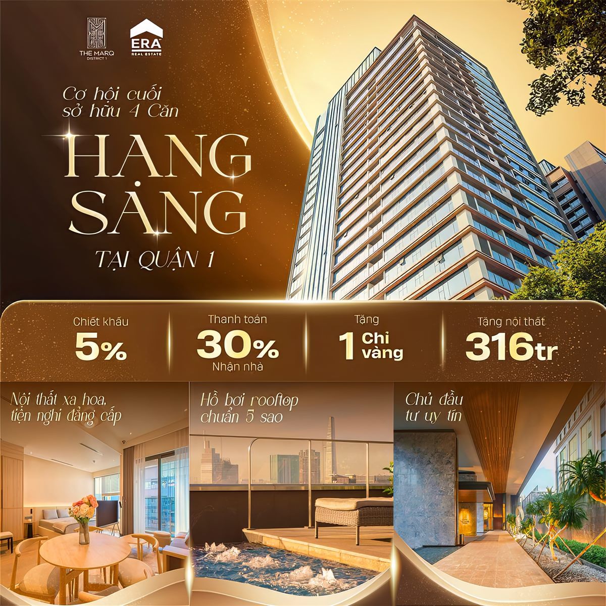 Chiến dịch quảng cáo dự án The Marq Quận 1